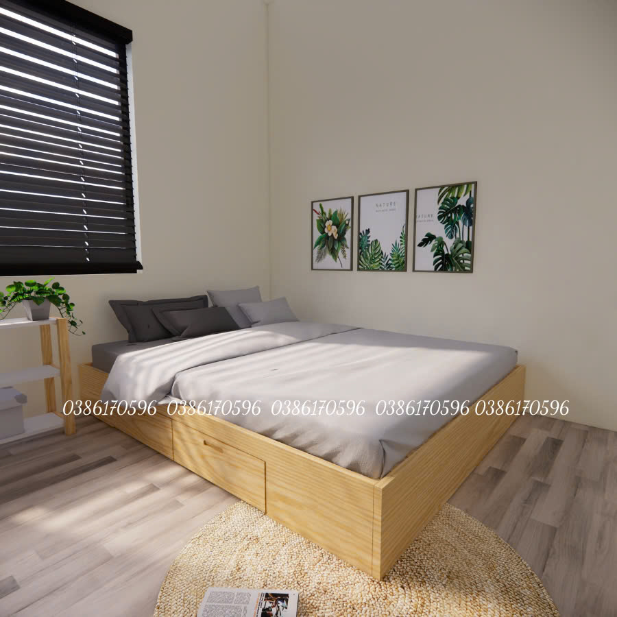 Giường M33 Giường bệt kết hợp ngăn kéo tiện ích