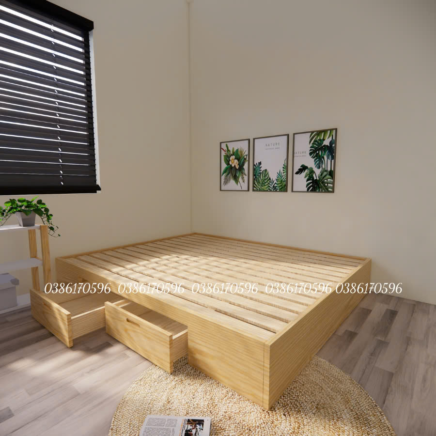 Giường M33 Giường bệt kết hợp ngăn kéo tiện ích