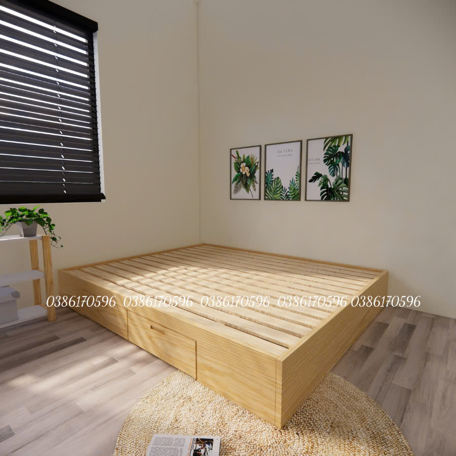 Giường M33 Giường bệt kết hợp ngăn kéo tiện ích