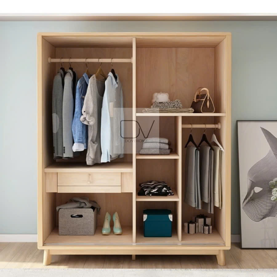 Tủ Quần Áo Phong Cách Sang Trọng Hiện Đại