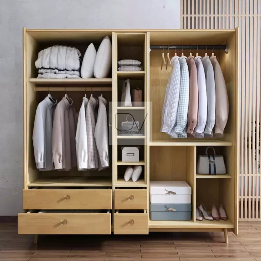 Tủ Quần Áo Phong Cách Sang Trọng Hiện Đại