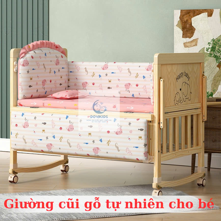 Cũi Trẻ Em Hai Tầng Tiện Lợi NC08
