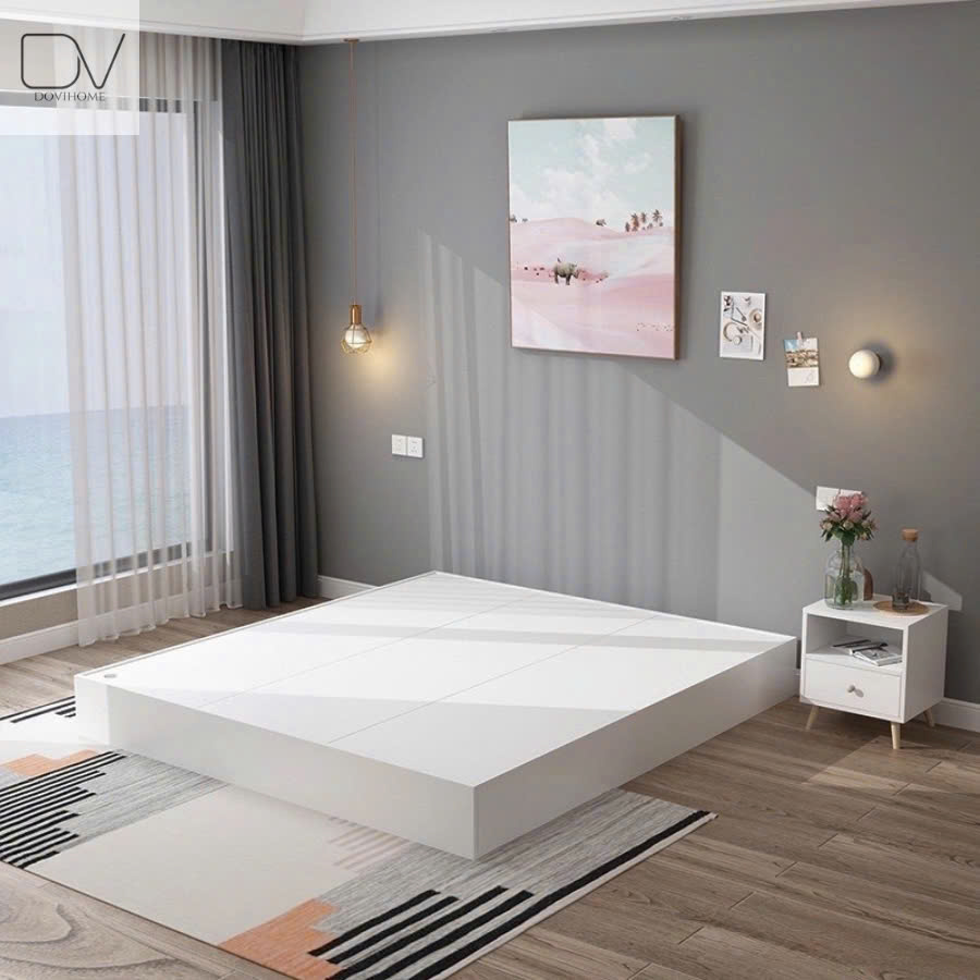 Giường Ngủ Gỗ MDF Thiết Kế Tối Giản