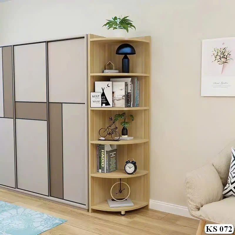 Kệ Để Sách Góc tường KS 072