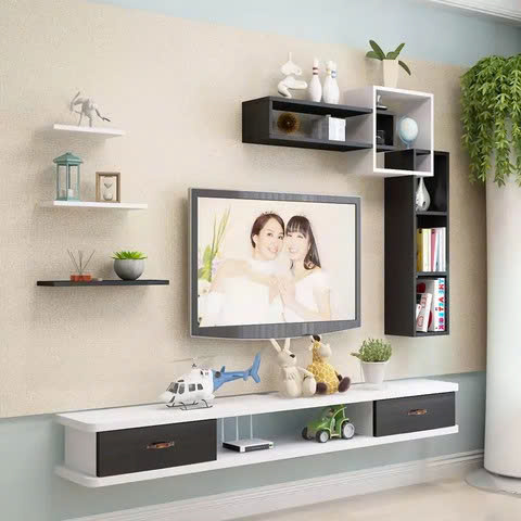 Kệ Tivi Treo Tường Hiện Đại Đa Năng