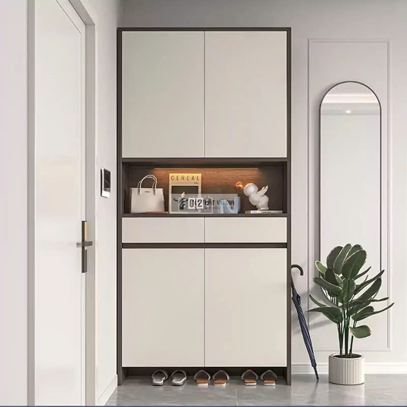 Tủ Giày Kết Hợp Tủ Lưu Trữ Hiện Đại Đa Năng