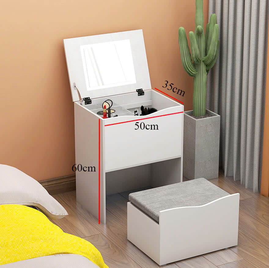 Tủ Đầu Giường Hai Ngăn Kéo Thiết Kế Nhỏ Gọn Hiện Đại