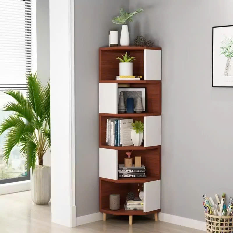 Kệ Để Sách Góc Tường Thiết Kế Hiện Đại