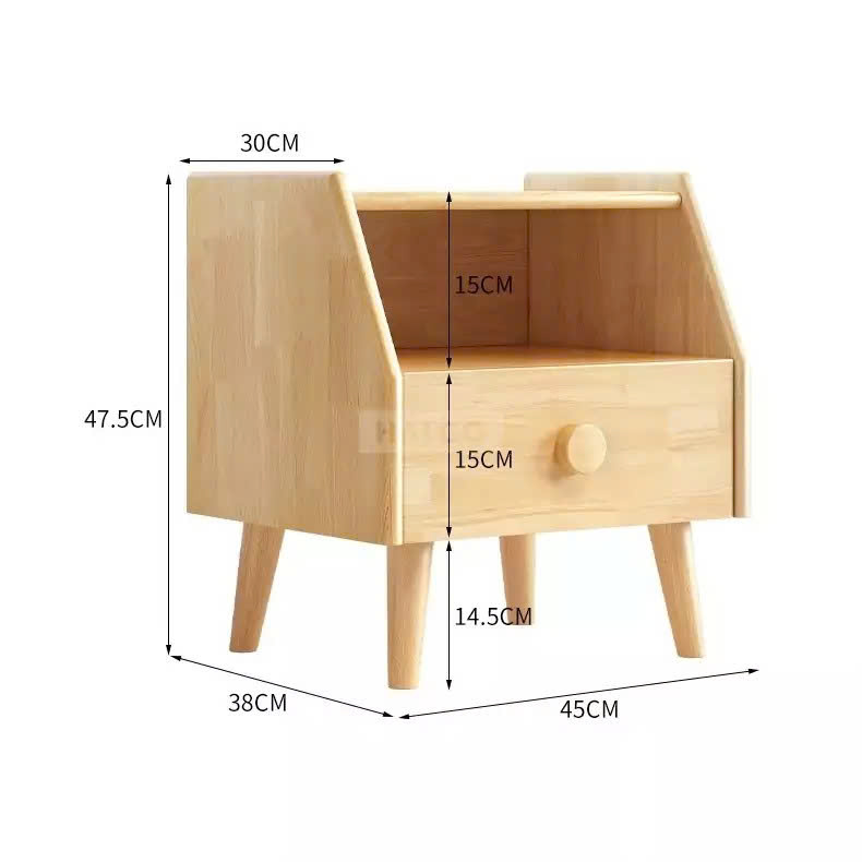 Tab Đầu Giường Gỗ Tự Nhiên - Tiện Lợi & Thanh Lịch 