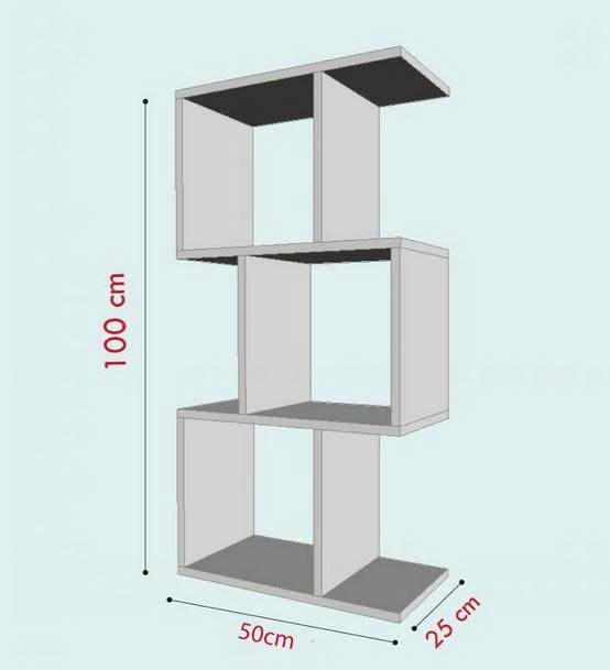 Kệ Sách Gỗ MDF Trang Trí Đa Năng Hiện Đại 