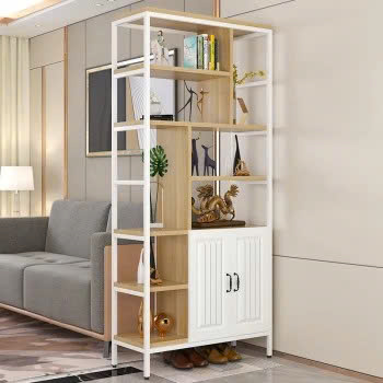 Vách Ngăn Trang Trí Kiêm Kệ Để Đồ