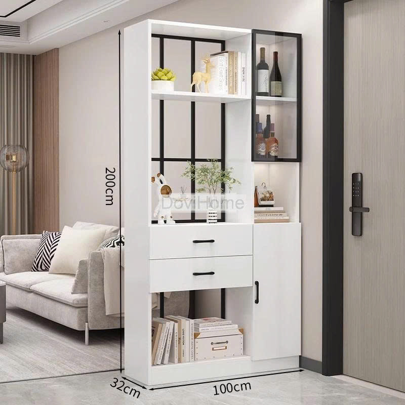 Tủ Vách Ngăn Phòng Khách Hiện