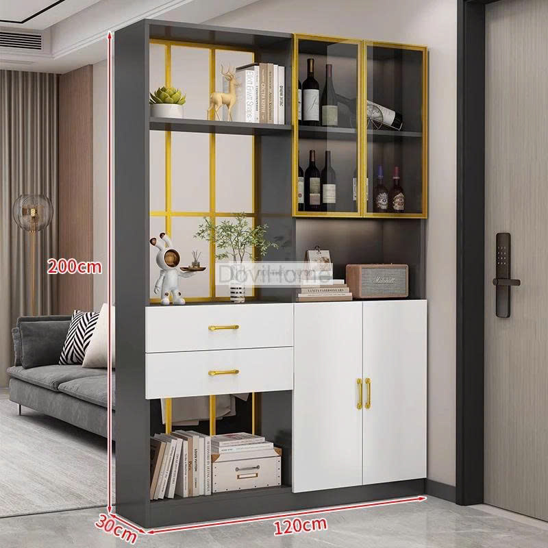 Tủ Vách Ngăn Phòng Khách Hiện