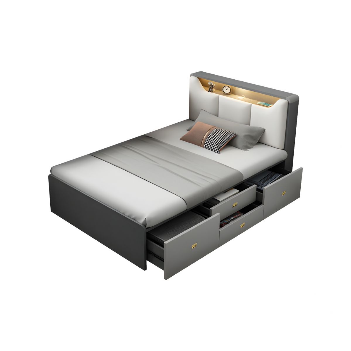 Giường Gỗ Công Nghiệp