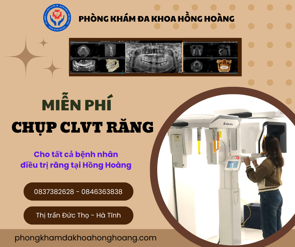 CHƯƠNG TRÌNH MIỄN PHÍ CHỤP CLVT RĂNG