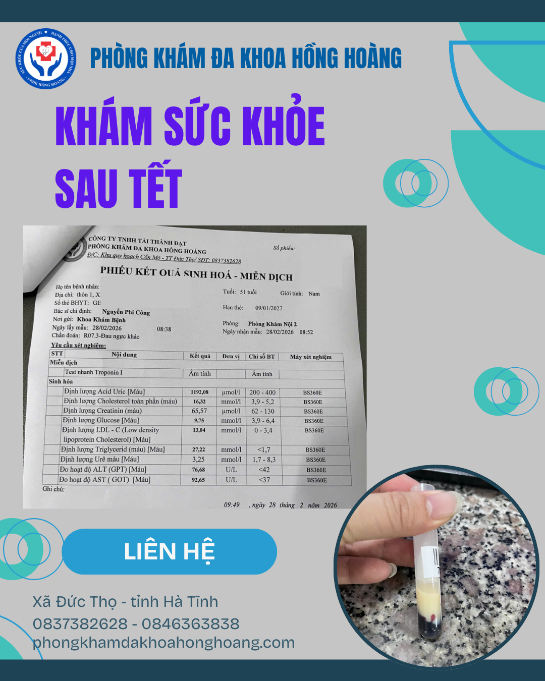 VÌ SAO NÊN KIỂM TRA SỨC KHỎE SAU TẾT?