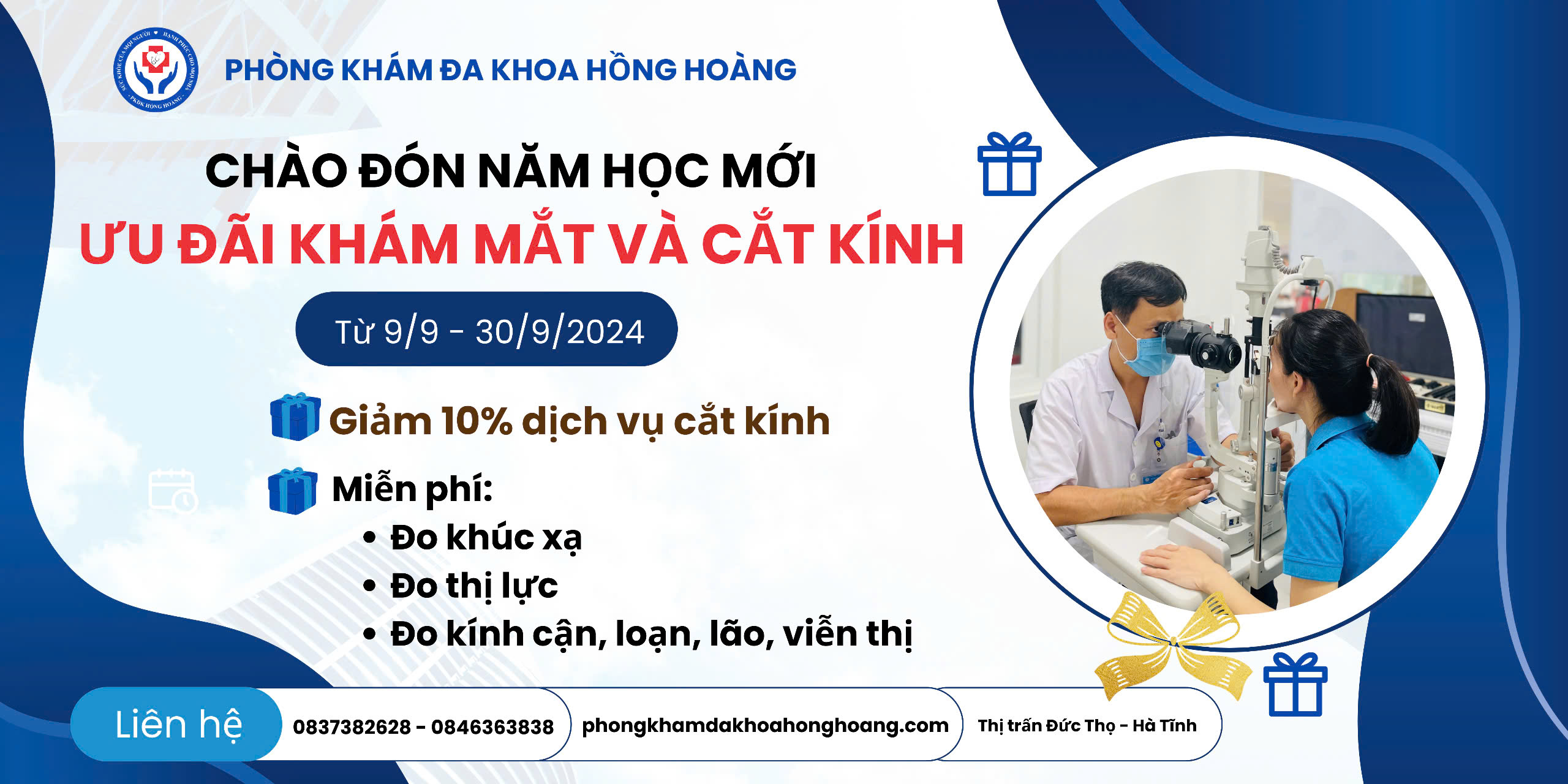 Chào đón năm học mới với chương trình ưu đãi về mắt