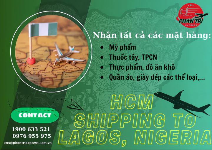 Gửi hàng đi LAGOS NIGERIA