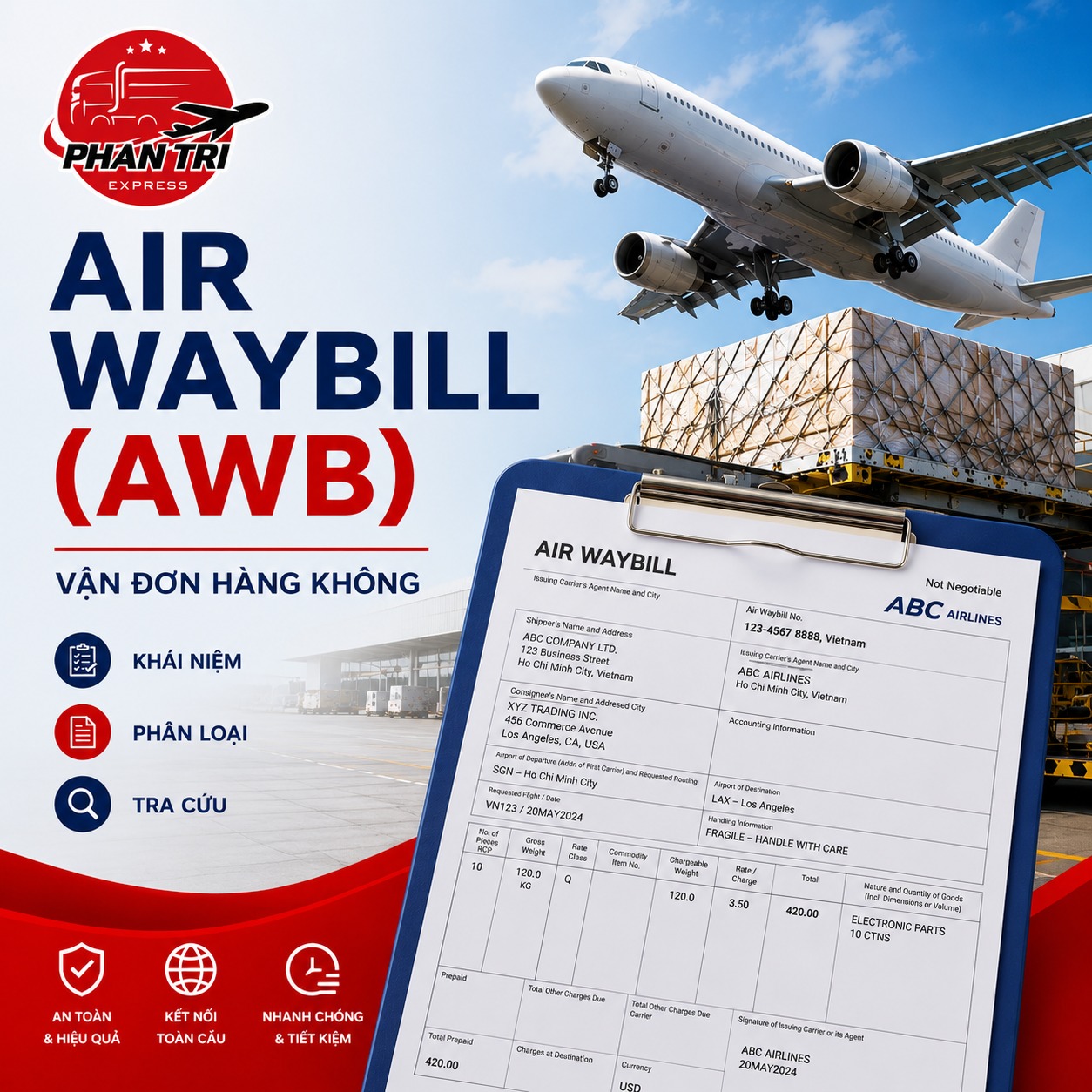 Air Waybill là gì? Tìm hiểu vận đơn hàng không chi tiết từ A-Z