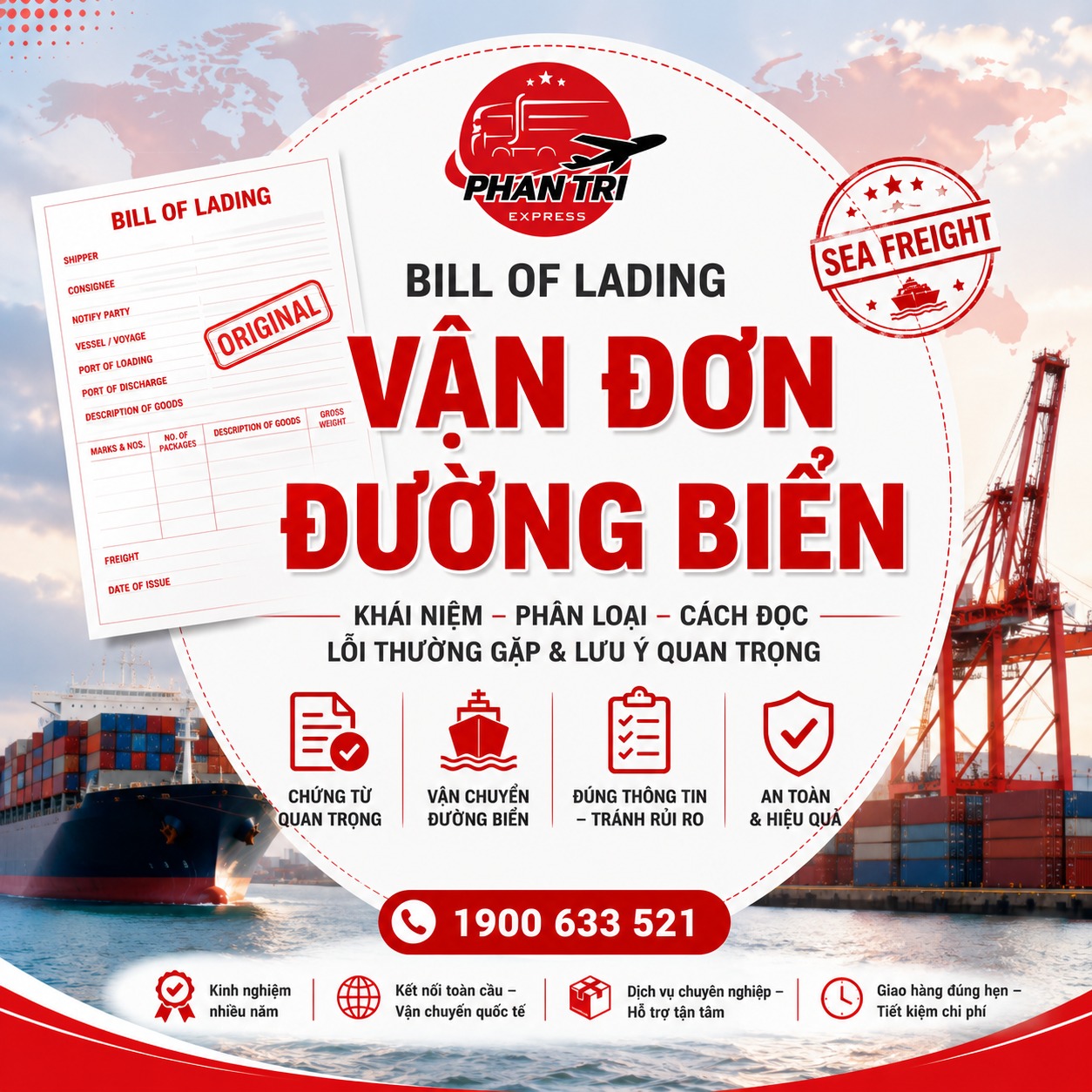 Bill of Lading (B/L) là gì? Hướng dẫn đọc vận đơn đường biển chi tiết từ A-Z