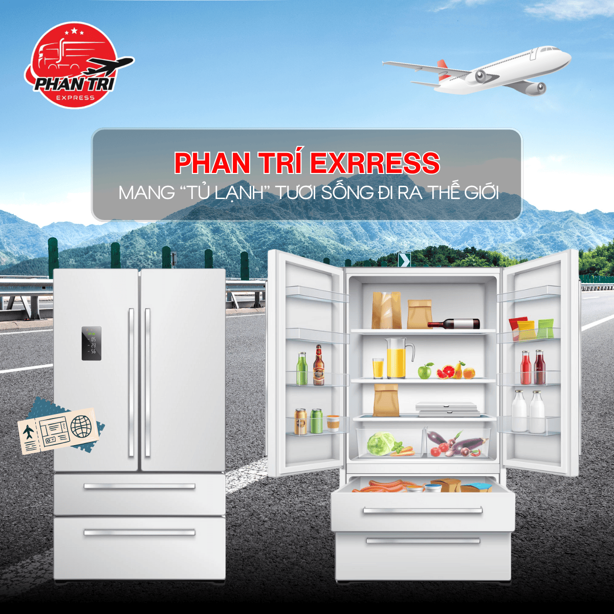 Dịch vụ Vận Chuyển Hàng Đông Lạnh Quốc Tế – Giữ Trọn Độ Tươi Ngon | Phan Trí Express