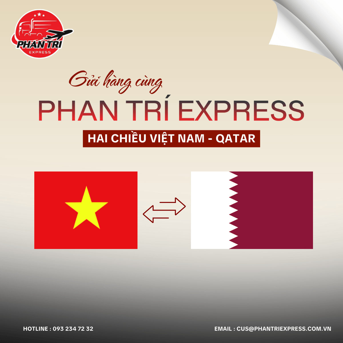 Gửi hàng Việt Nam – Qatar nhanh chóng, đơn giản cùng Phan Trí Express