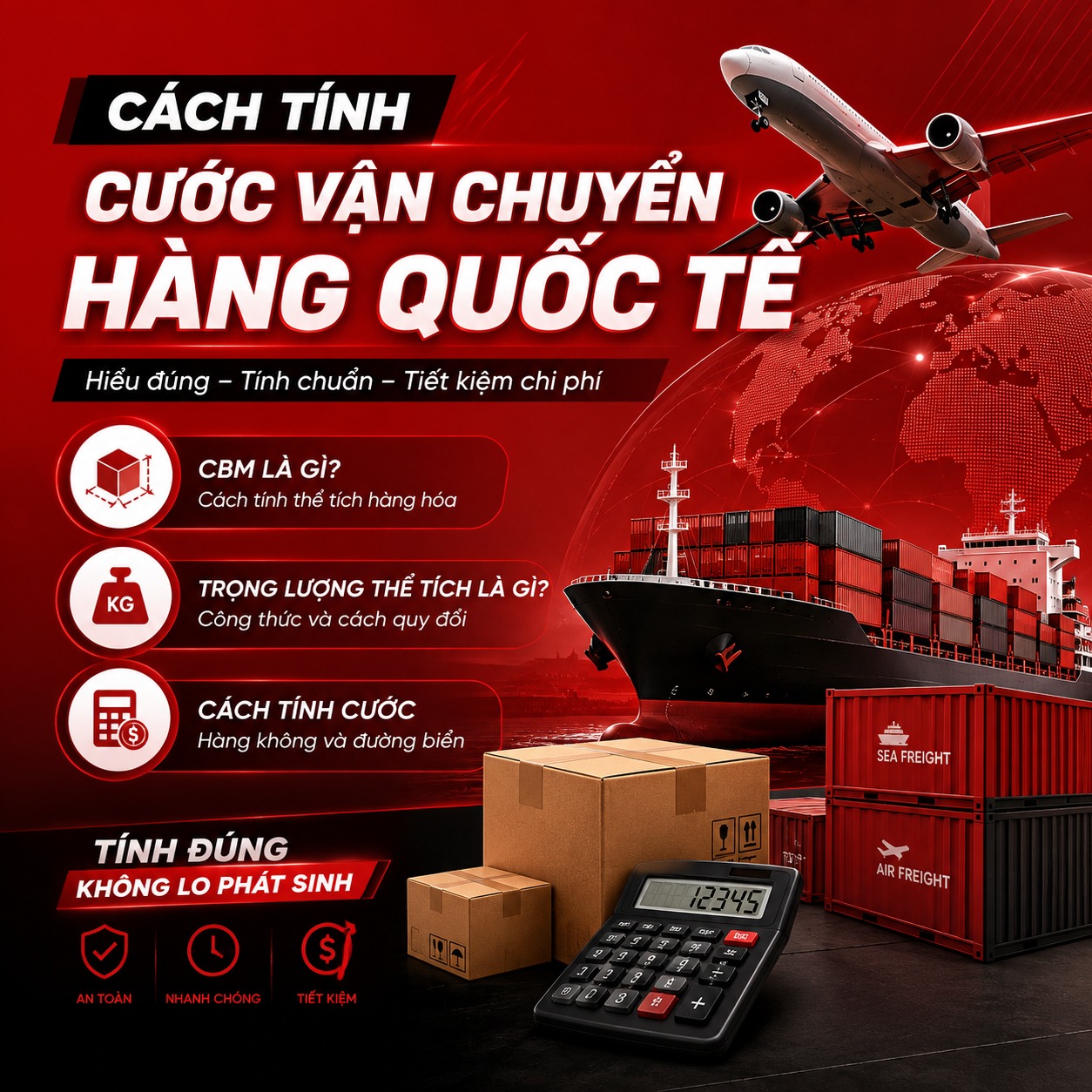 CBM Là Gì? Trọng Lượng Thể Tích Là Gì? Cách Tính Cước Vận Chuyển Hàng Quốc Tế
