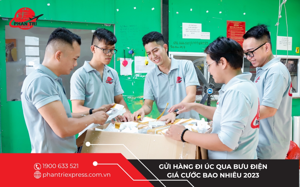 Gửi hàng đi Úc qua bưu điện giá cước bao nhiêu 2023