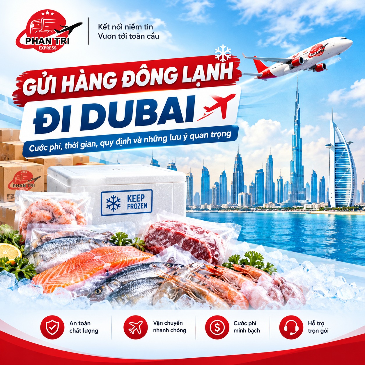 Gửi Hàng Đông Lạnh Đi Dubai: Cước Phí, Thời Gian Và Quy Định Cần Biết