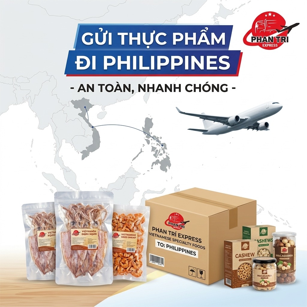 Gửi Thực Phẩm Đi Philippines An Toàn, Nhanh Chóng | Phan Trí Express