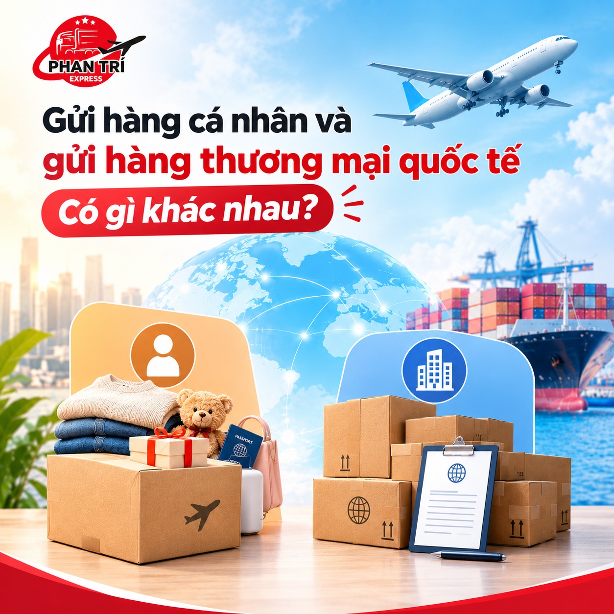 Gửi Hàng Cá Nhân Và Gửi Hàng Thương Mại Đi Quốc Tế: Có Gì Khác Nhau?
