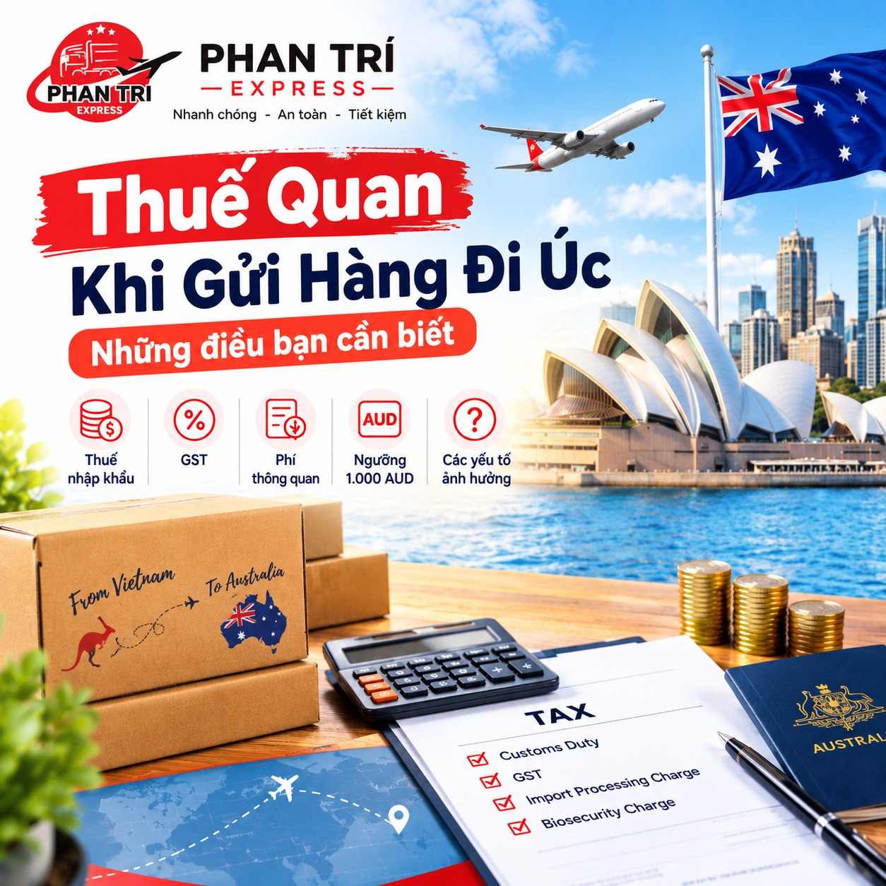 Thuế Quan Khi Gửi Hàng Đi Úc: Những Điều Cần Biết Trước Khi Gửi