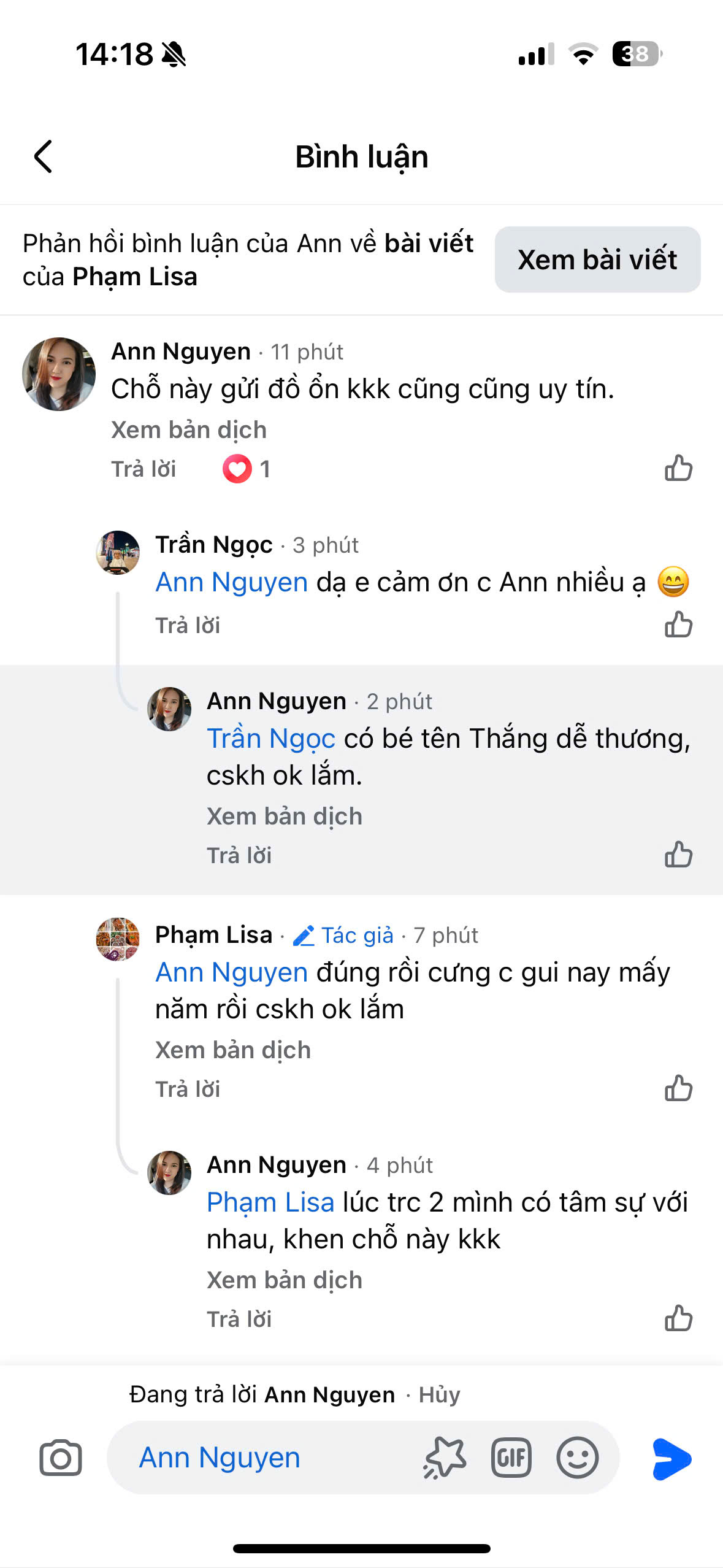 Feedback khách hàng