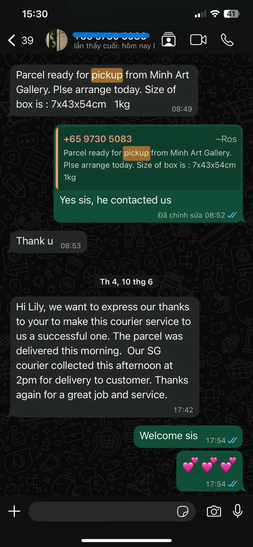 Feedback khách hàng