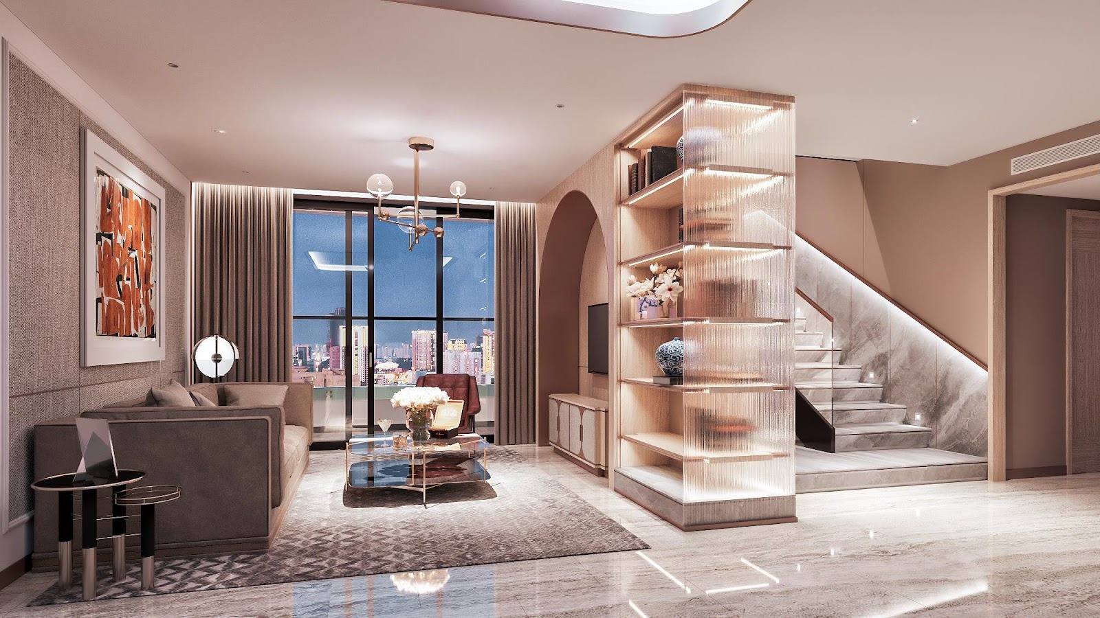 Mẫu nội thất căn hộ Duplex - chung cư Metropolis