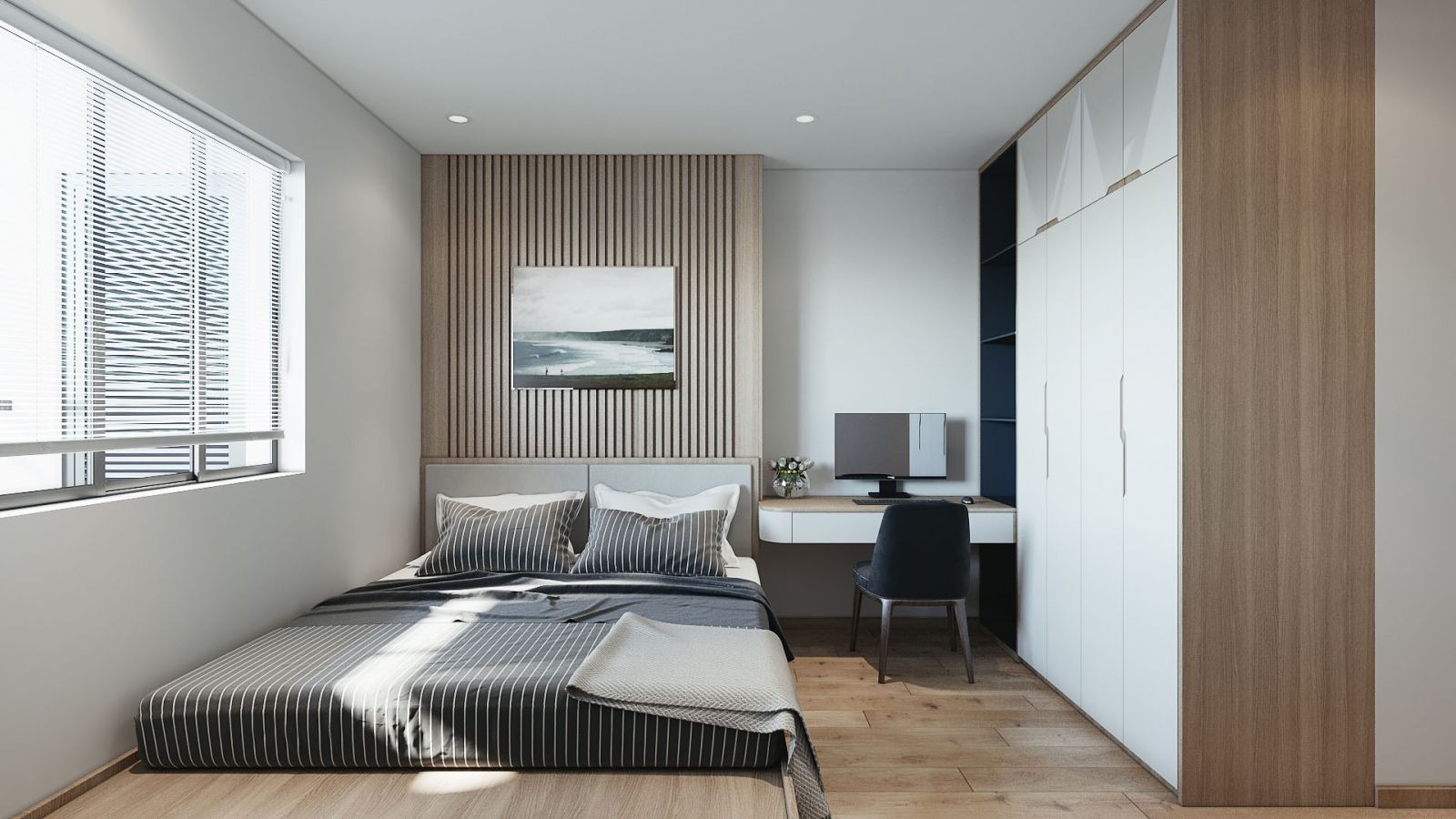 Căn hộ 2 phòng ngủ  – phong cách hiện đại