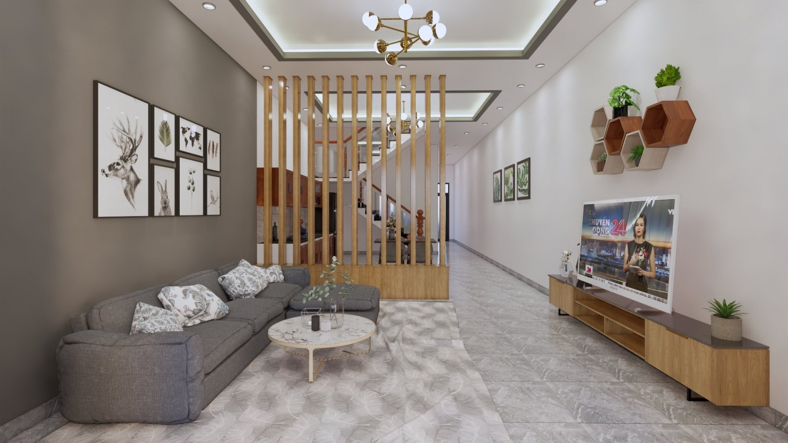 Nhà phố hiện đại - 85m2