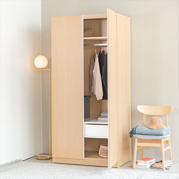 Tủ Quần Áo Gỗ 2 Cánh