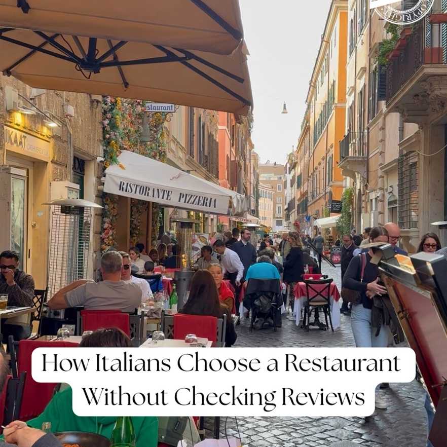 NGƯỜI Ý CHỌN QUÁN NHƯ THẾ NÀO?