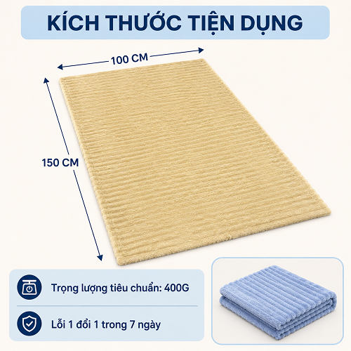 CHĂN LÔNG THỎ