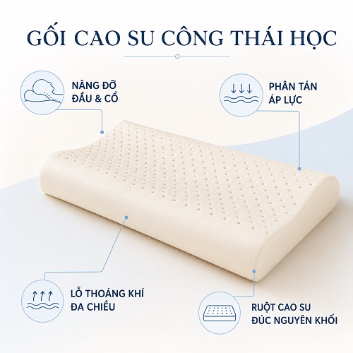 Gối cao su non Trẻ em