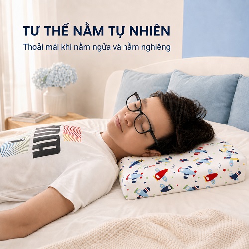 Gối cao su non Trẻ em