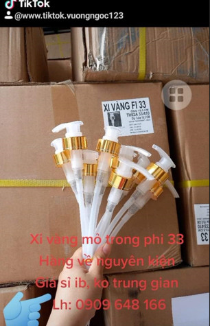 Vòi nhấn xi vàng mỏ trong fi33