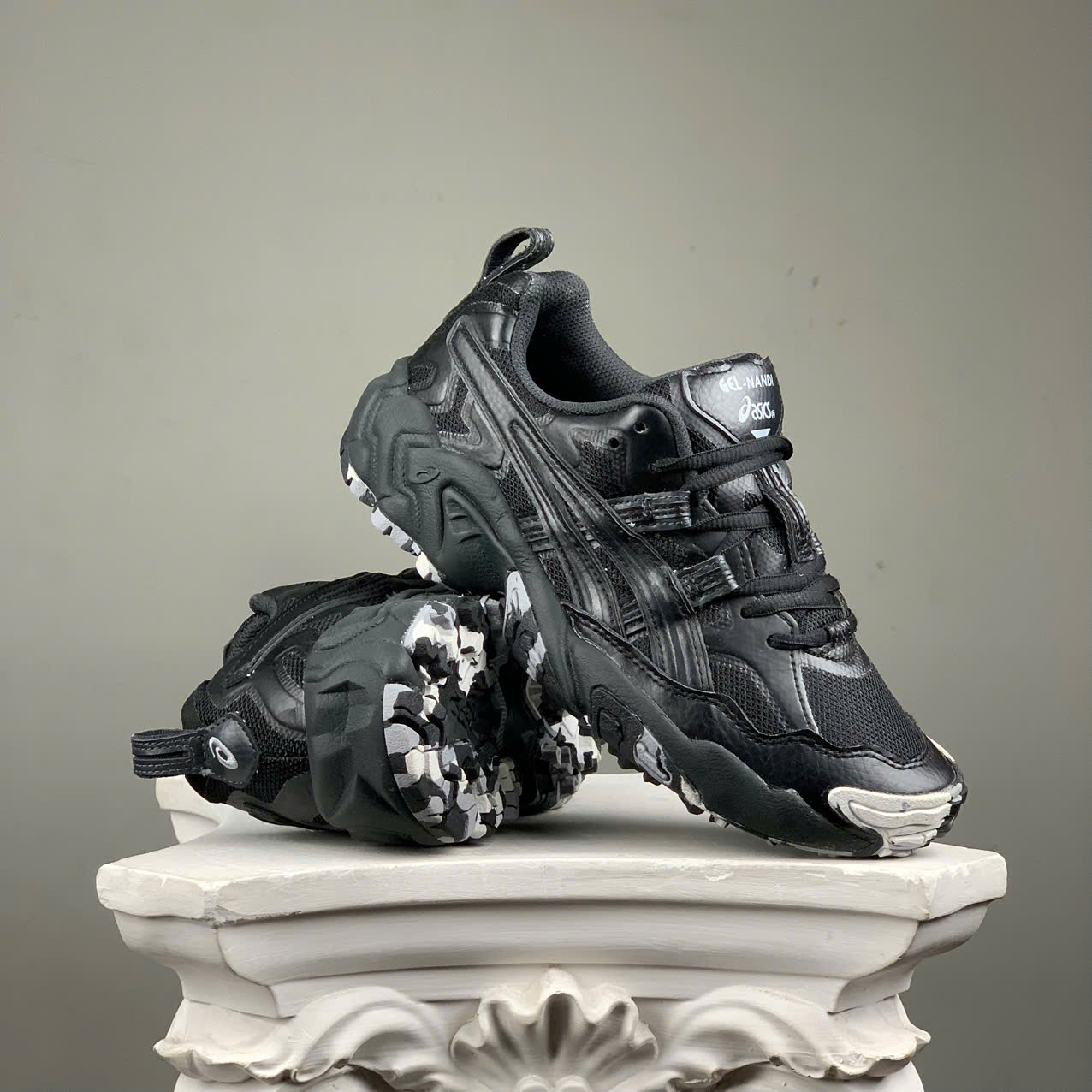 SZ39.5 ASICS Gel-Nandi 'Black Grey Camo' 1201A265-001 105697