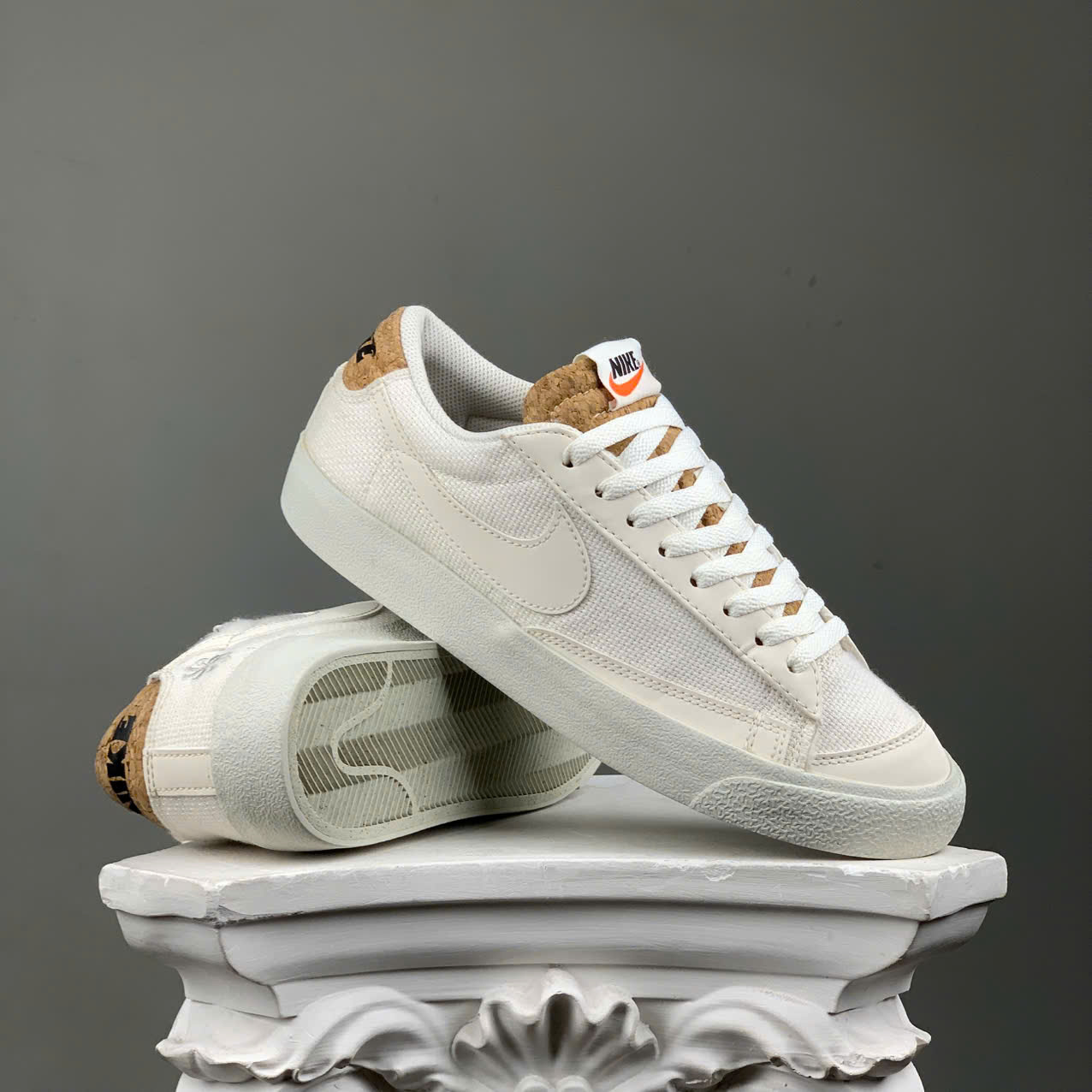 SZ42 Nike Blazer Low '77 Premium 'Next Nature Cork' DV7231-001 105834