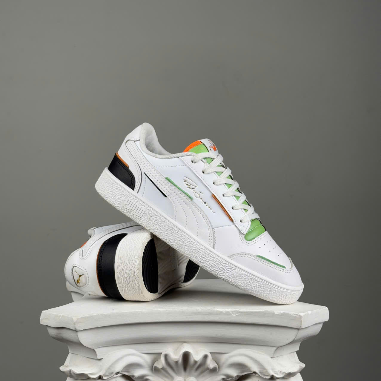 SIZE 40 Puma Ralph Sampson Lo 'Joker - White Carrot' 374927-02