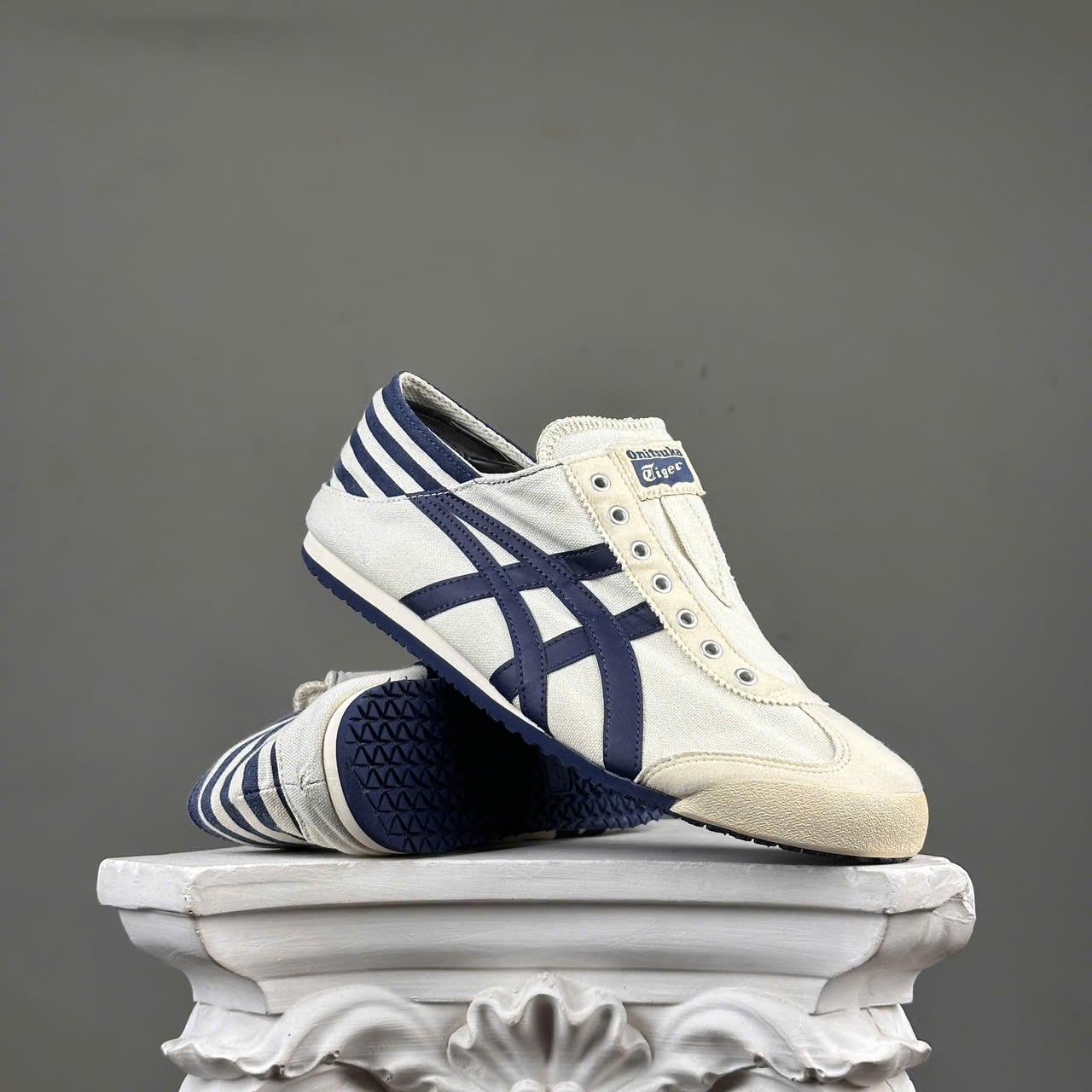 SZ42 Onitsuka Tiger Mexico 66 Paraty 'Natural Navy' TH342N-0250 105958