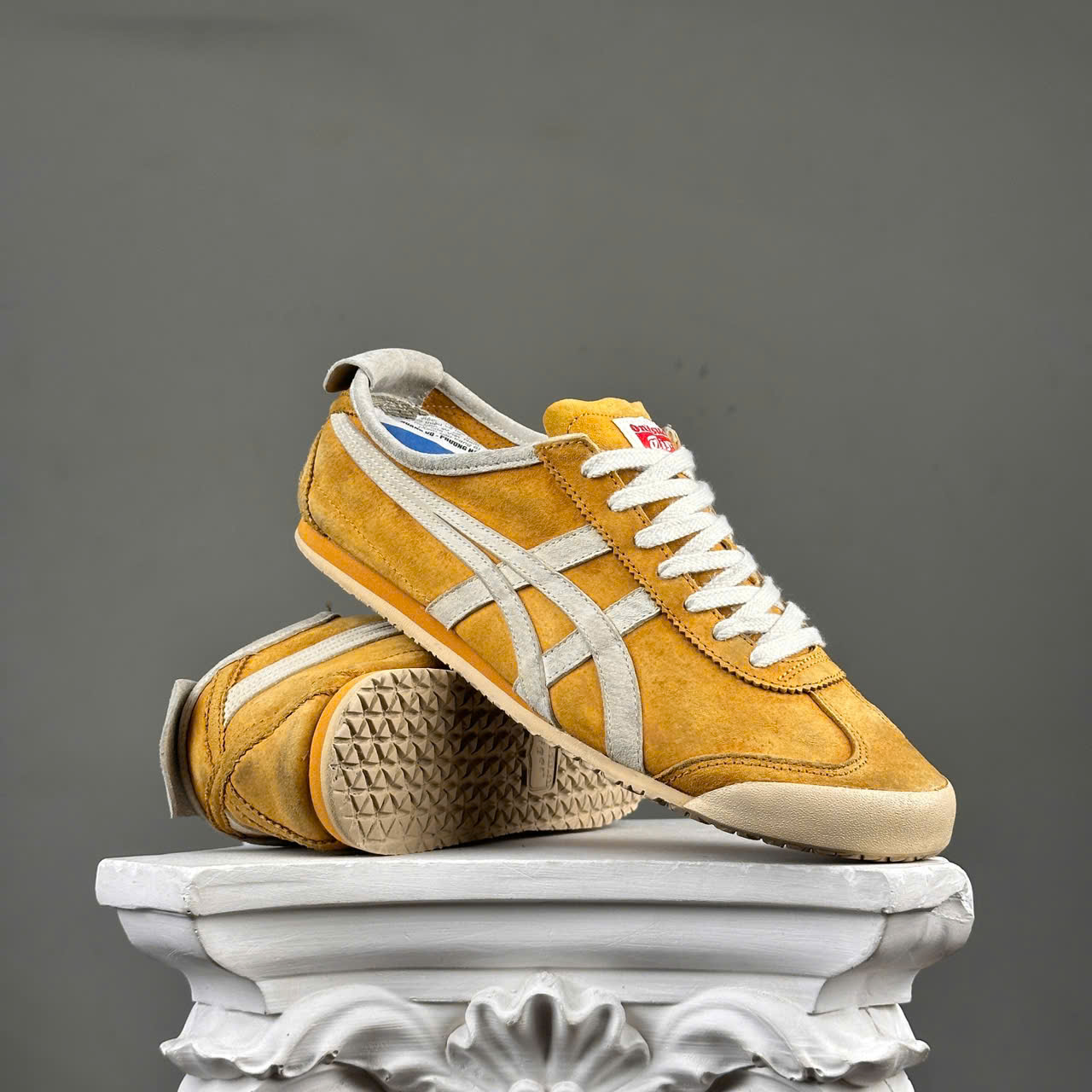 SZ44 Onitsuka Tiger Mexico 66 'Tan Off-White' D6E9L-7102 1051064