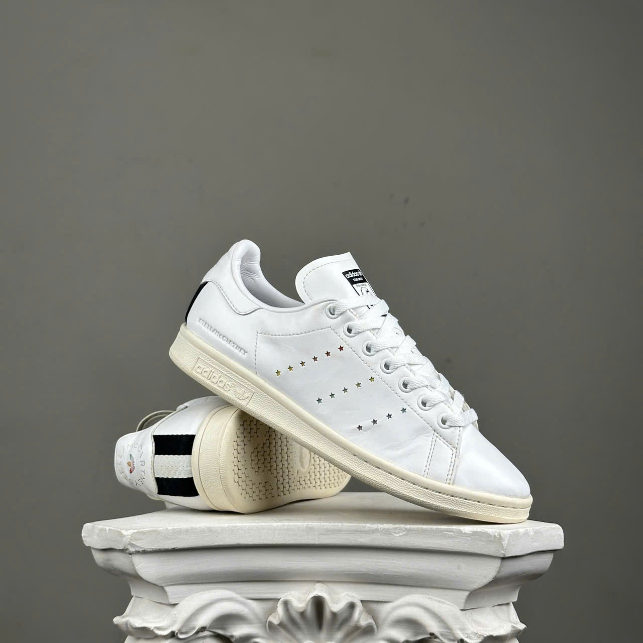 SZ40 adidas Stella McCartney x Stan Smith 'Vegan' FW6875 095449