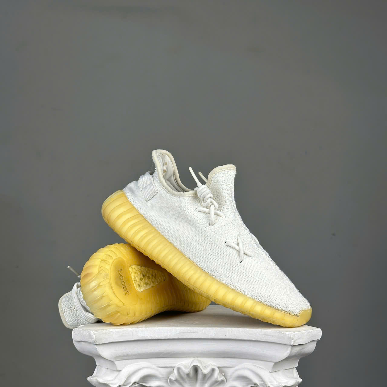 SZ44 adidas Yeezy Boost 350 V2 'Cream White Triple White' CP9366